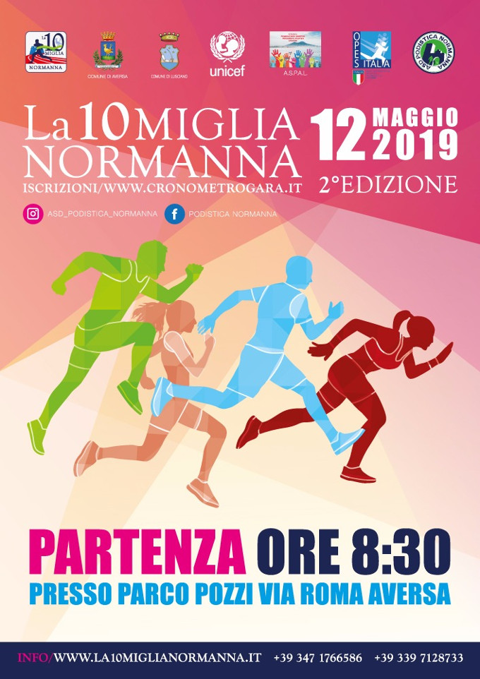 Dieci miglia normanna 2019 gara di Aversa