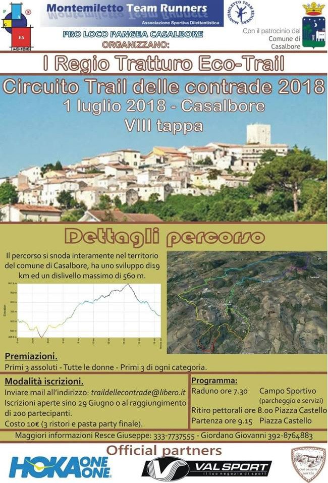 Regio Tratturo ecoTrail 2018 Casalbore