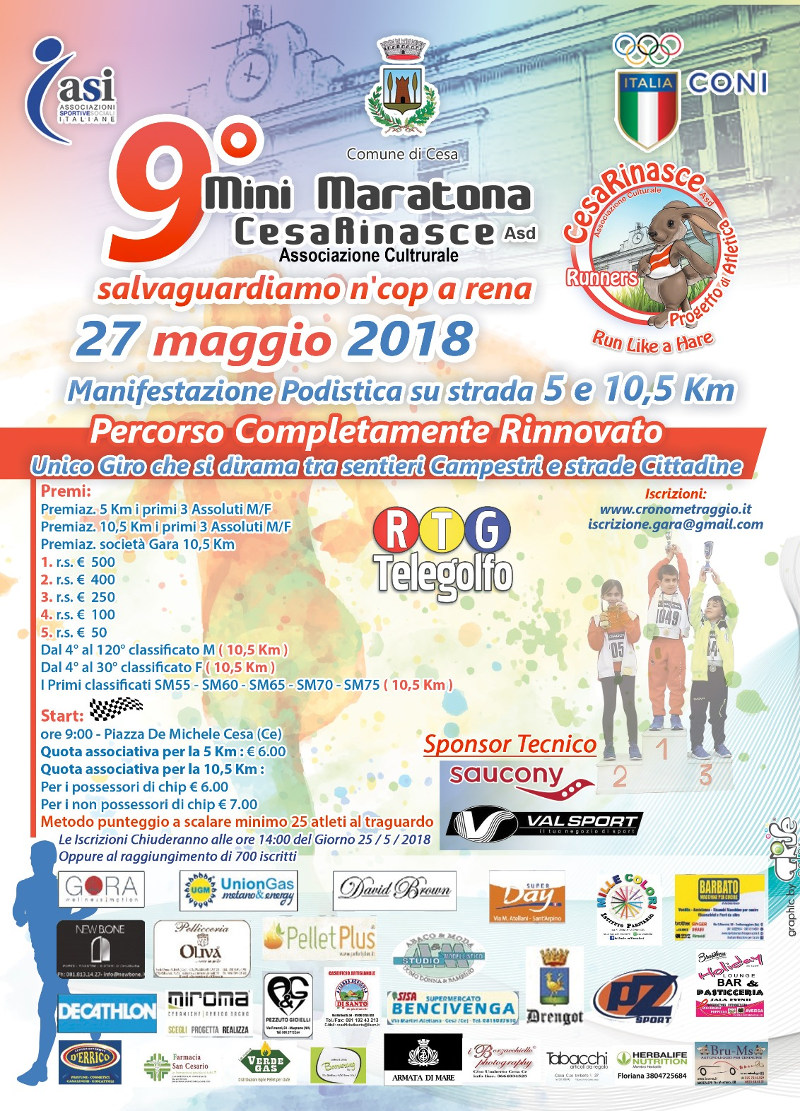 Cesa Minimaratona Cesarinasce 2018