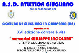Giugliano in Campania gara_podistica Correre è vita 2018 Memoral Iacolare