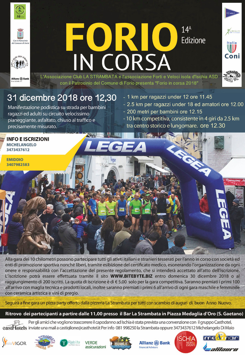Ischia Forio in corsa 2018 gara podistica