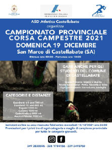 Campionato Provinciale Corsa Campestre 2021