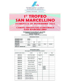 Trofeo San Marcellino 2021 caserta