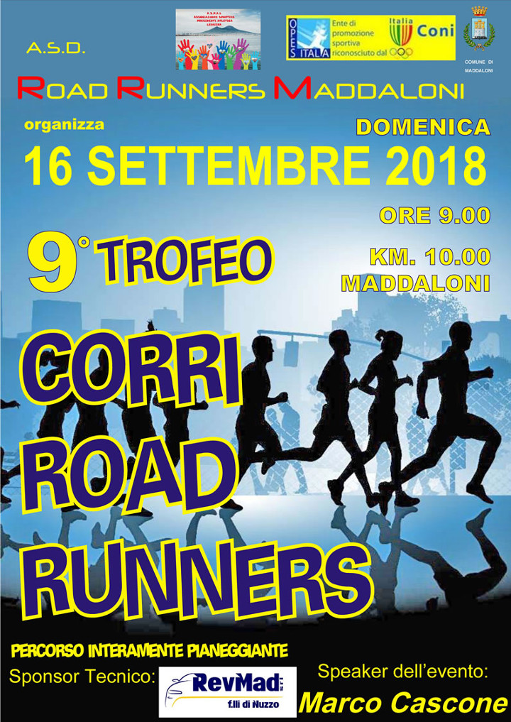 Corri Road Runners 2018 gara_podistica di Maddaloni