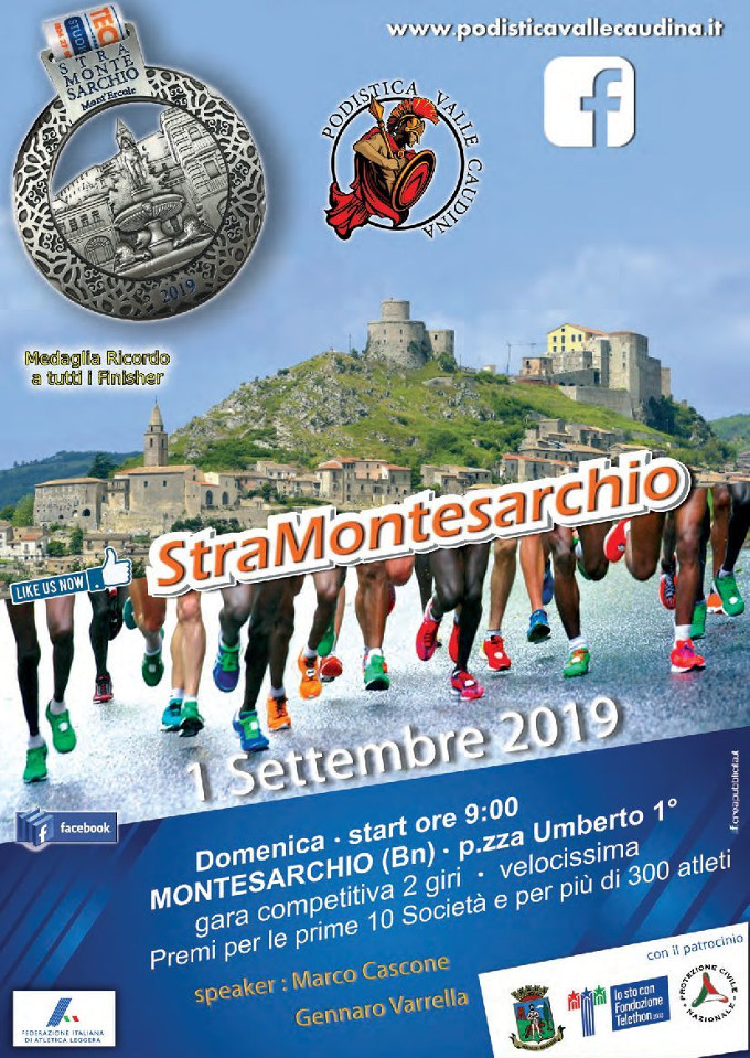 StraMontesarchio 2019 gara di Montesarchio