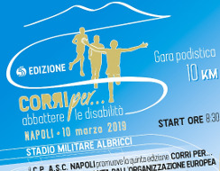 Corri per disabilità 2019 gara_podistica di Napoli