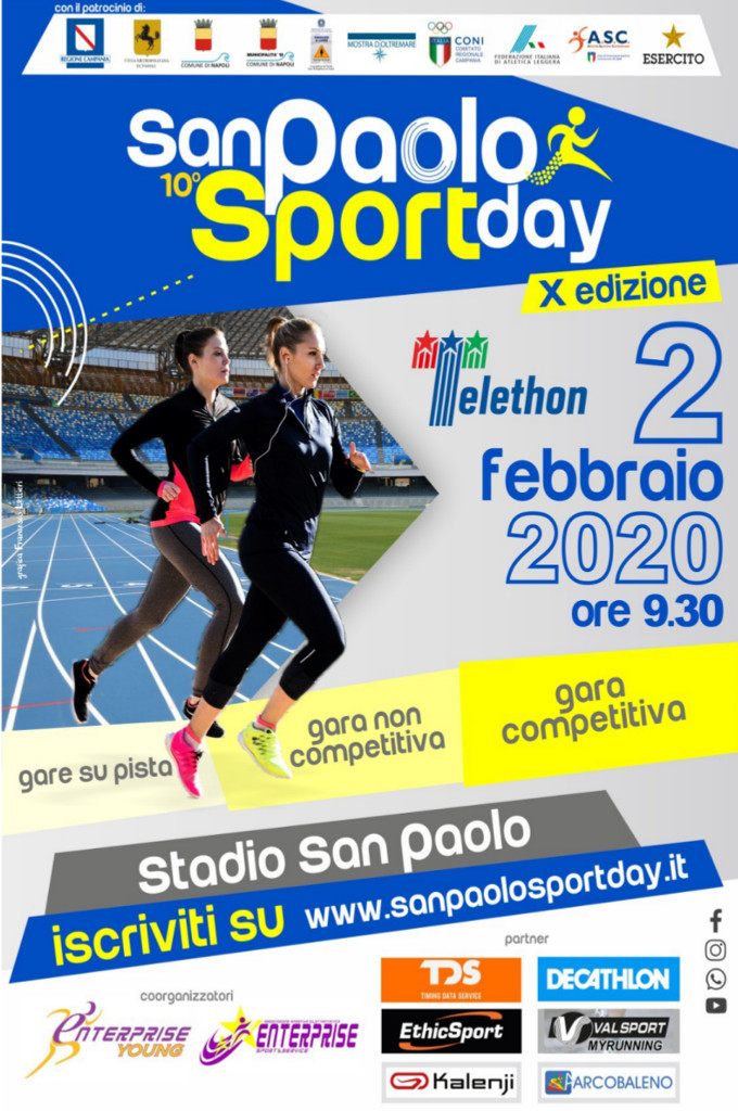 San Paolo Sport Day 2020 napoli gara_podistica