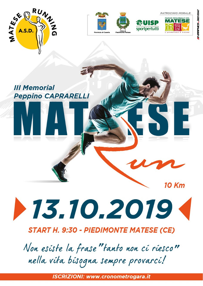 Matese Run Memorial Caprarelli 2019 gara