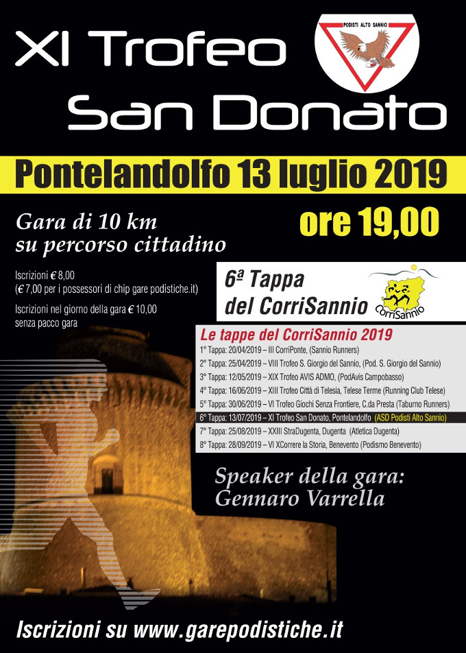 Trofeo San Donato 2019 gara di Pontelandolfo