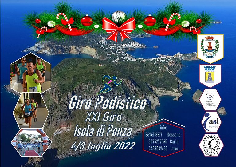 Giro podistico isola di Ponza 2022