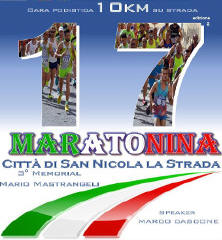 Maratonina Città San Nicola la Strada 2019 gara podistica