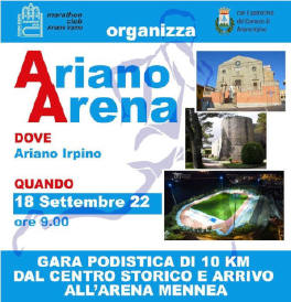 Ariano Arena garapodistica 2022