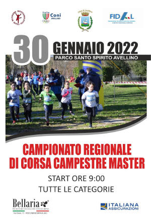 Avellino Campionato regionale di corsa campestre 2022