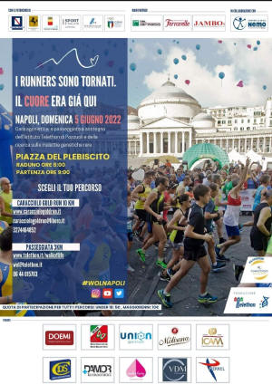 Caracciolo Gold Run 2022 gara napoli plebiscito