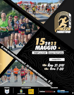 Mezza maratona di Latina maggio 2022