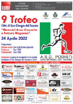 SanGiorgio del Sannio gara podistica aprile 2022