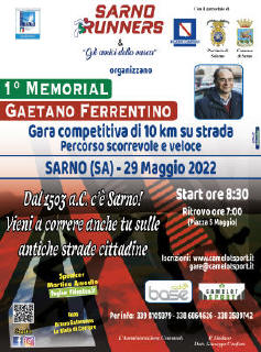 Sarno gara Memorial Gaetano Ferrentino 2022