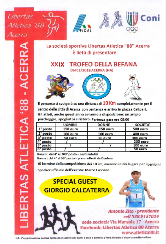 Acerra Trofeo della Befana 2018