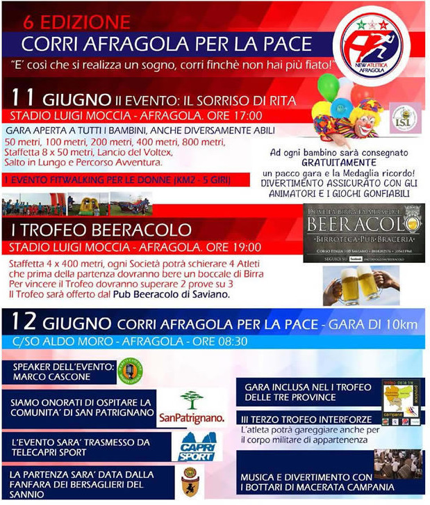 Afragola Corri per la pace 2016
