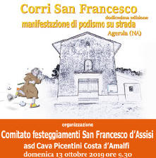 Corri San Francesco 2019 gara podistica di Agerola