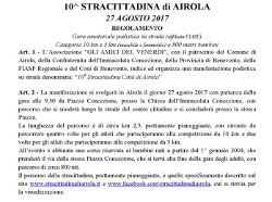 Airola Stracittadina 2017 gara podistica
