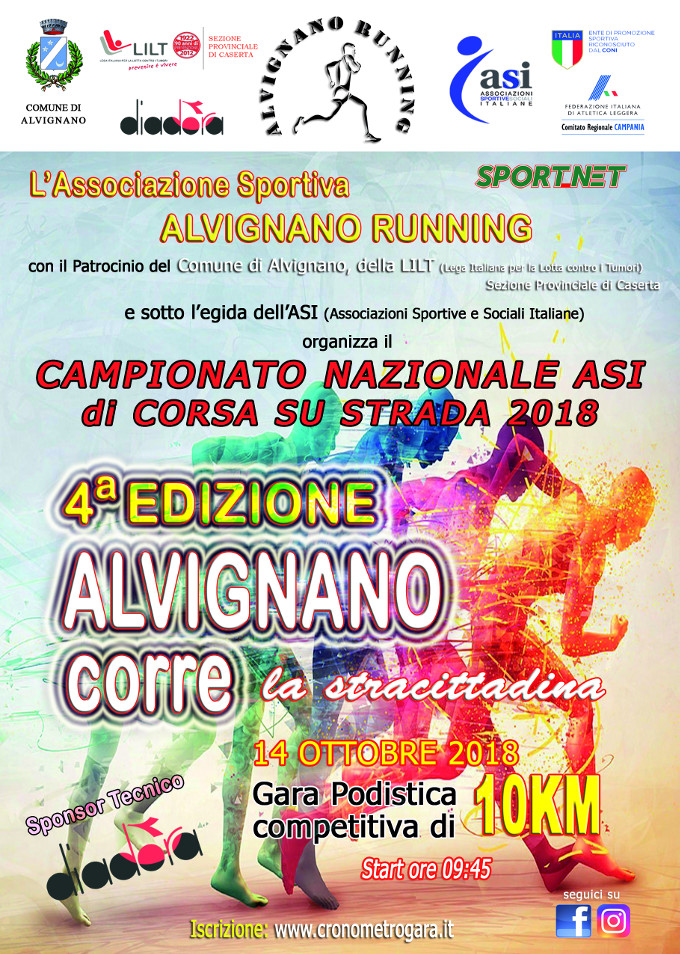 Alvignano Corre 2018 gara podistica