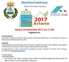 Ariano Irpino Corri Ariano 2017
