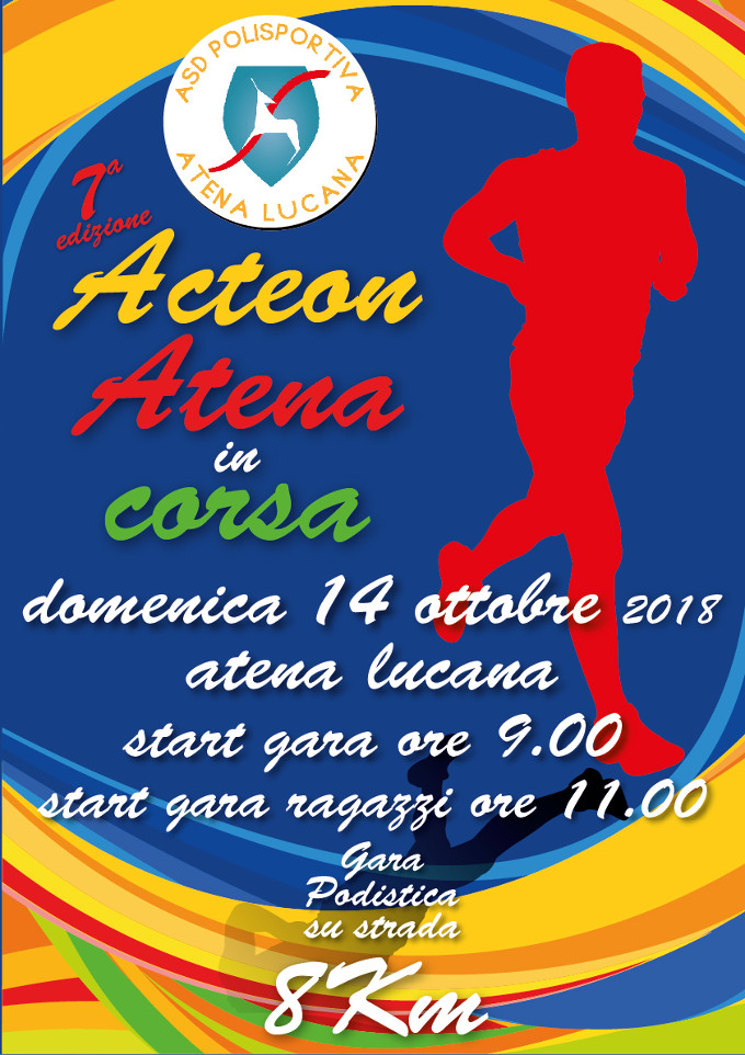 Acteon Atena in Corsa 2018 Atena Lucana