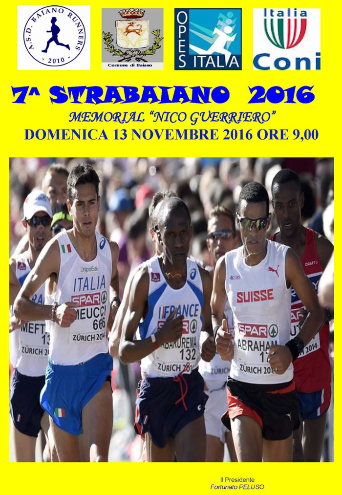 Baiano gara podistica 2016