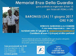 Baronissi Memorial Della Guardia giugno 2017