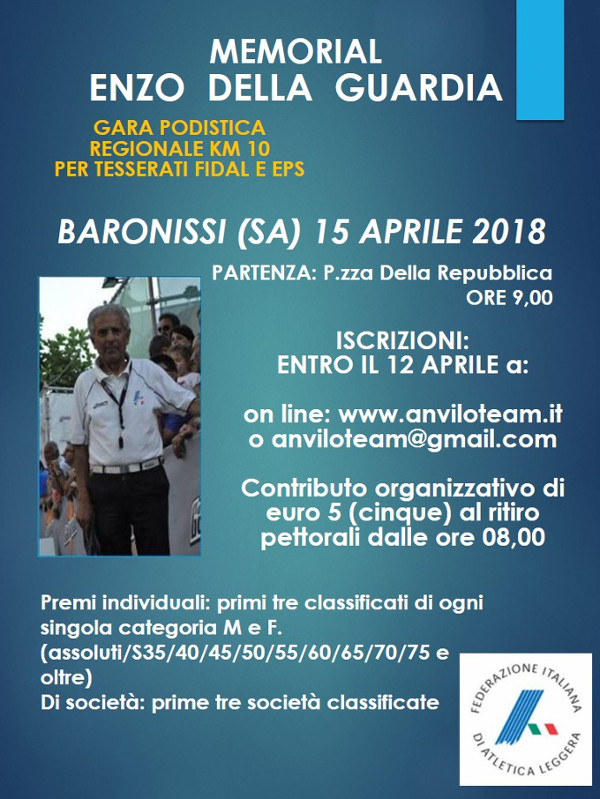 Baronissi memorial Della-Guardia 2018