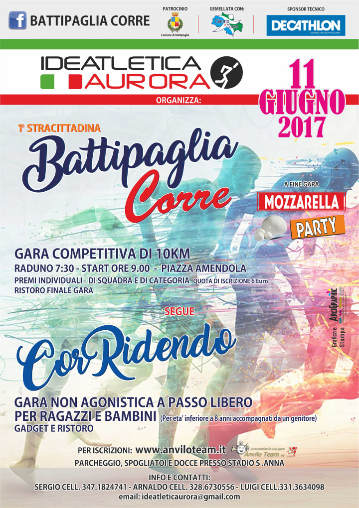 Battipaglia Corre gara podistica 2017