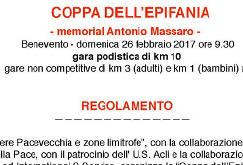 Benevento gara podistica febbraio 2017