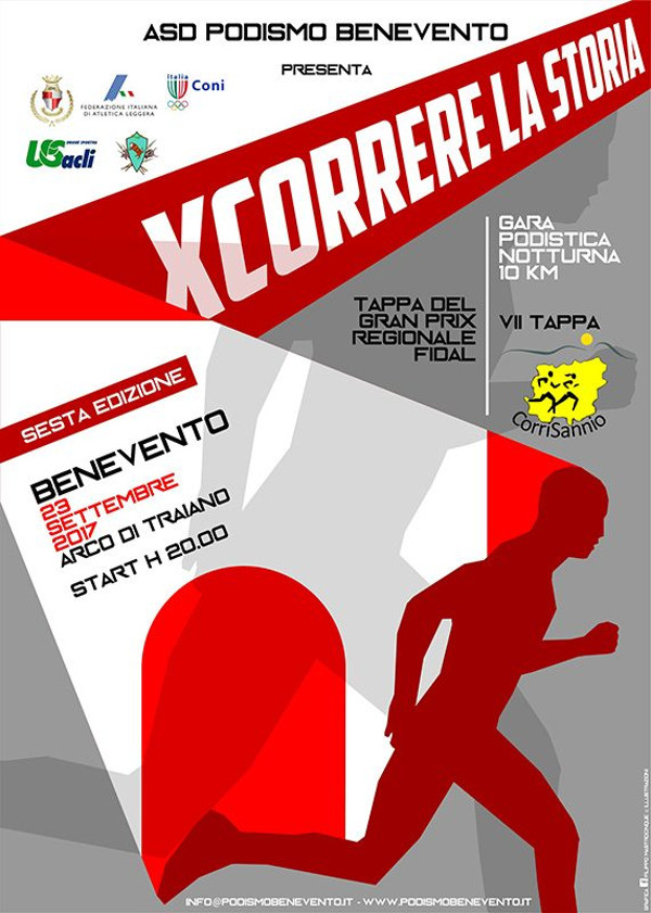Benevento xcorrere la storia 2017