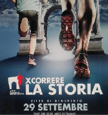 Xcorrere la storia 2018 gara podistica di Benevento