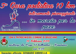 gara podistica Brusciano marcia pace 2019