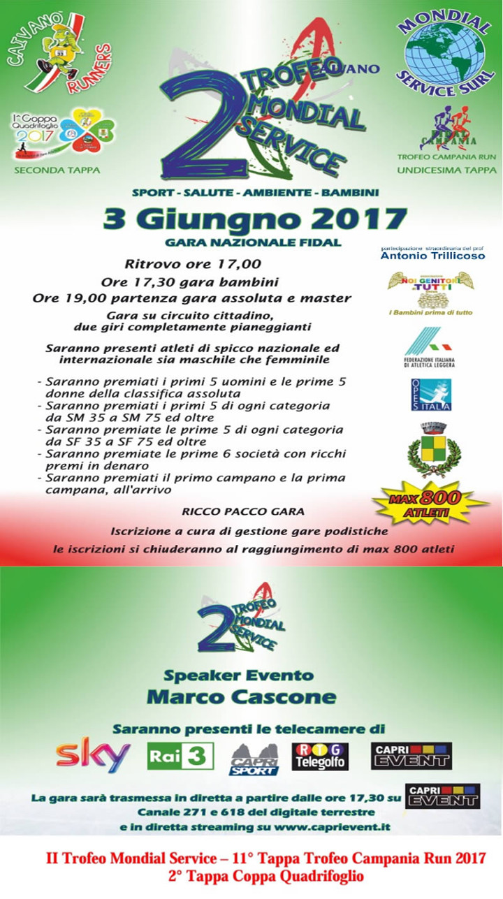 Caivano Trofeo Mondial Service 2017