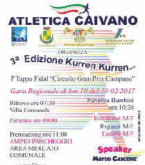 Caivano gara podistica Kurren anno 2017