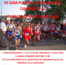 Campagna gara podistica 2017