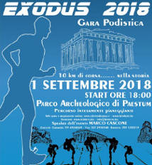 Exodus 2018 gara podistica di Capaccio Paestum