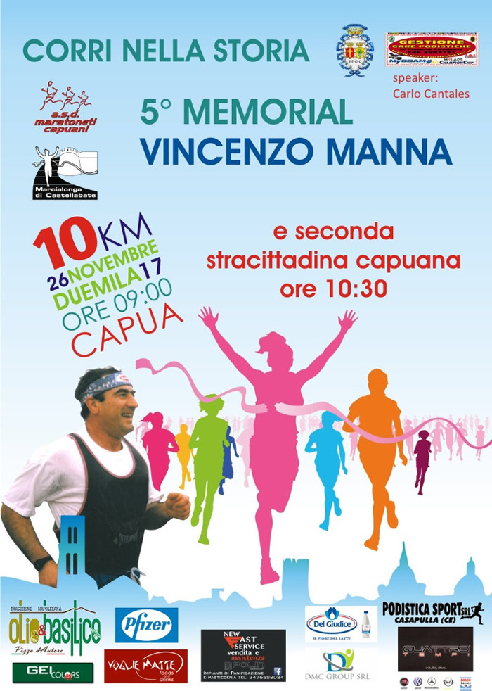 Capua gara podistica Corri_nella_storia 2017