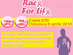 Capua gara podistica Race for life 2018