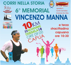 Corri nella_storia memorial Vincenzo Manna 2018 gara podistica di Capua