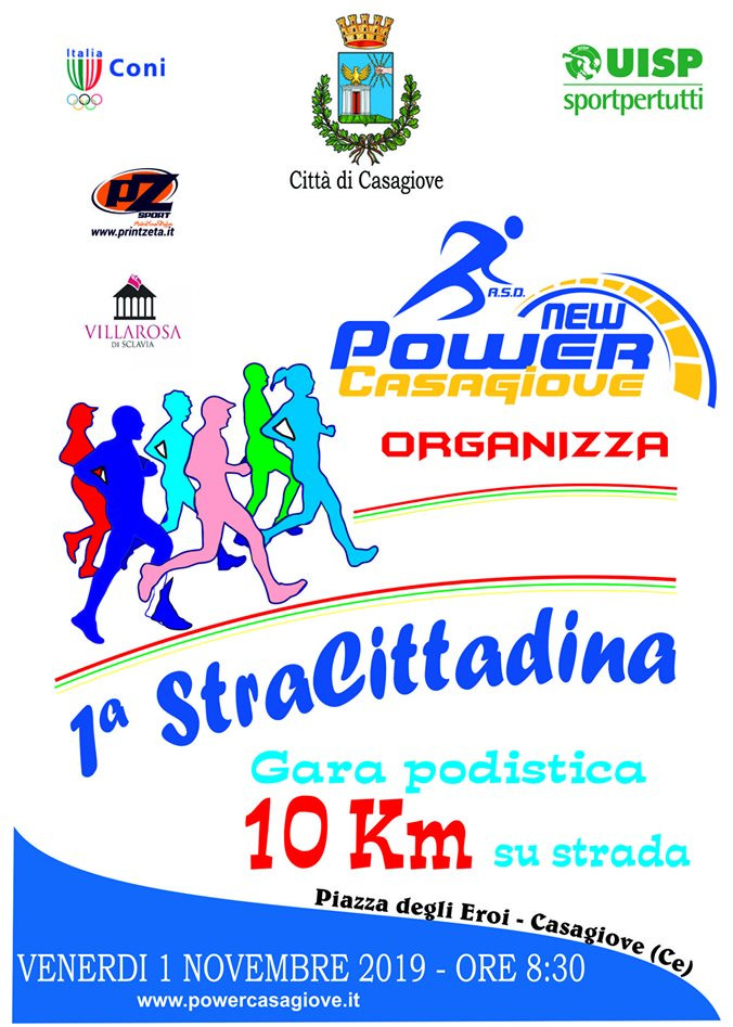 Stracittadina Casagiove 2019 gara podistica