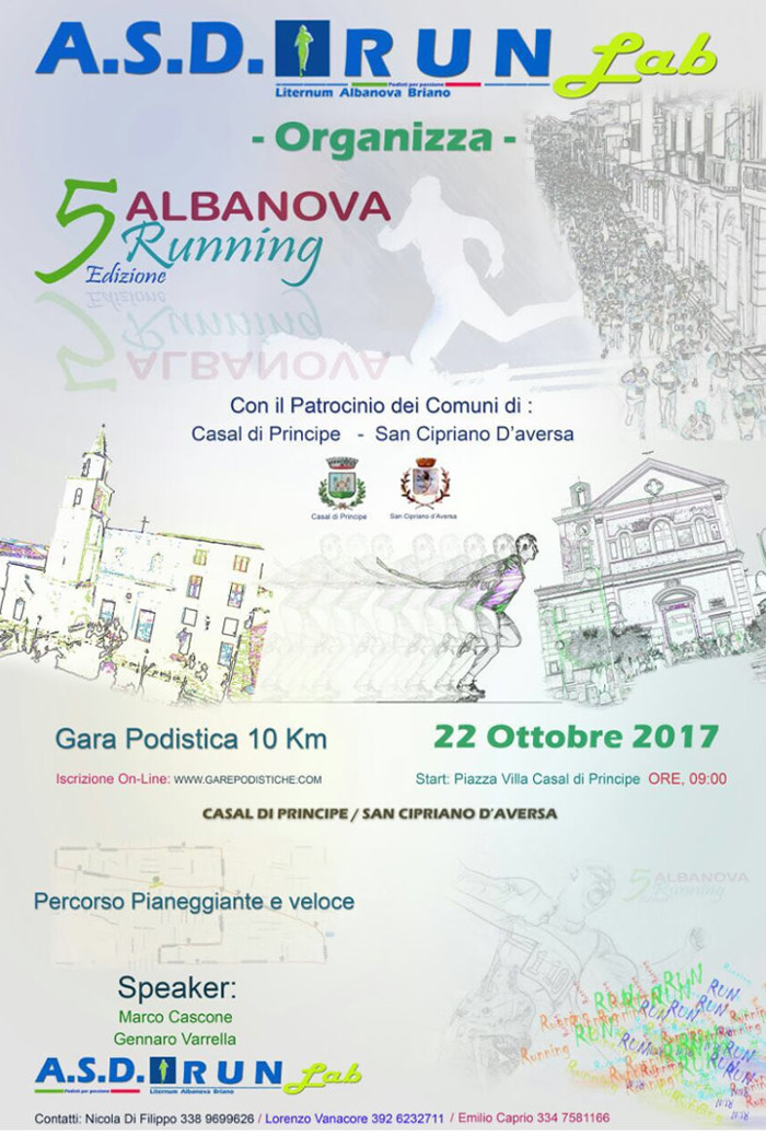 Casal di Principe Albanova running 2017