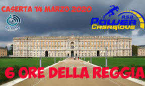 sei ore della Reggia di Caserta gara podistica 2020