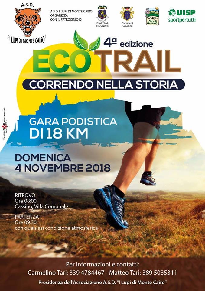 Cassino Eco Trail Correndo nella storia 2018