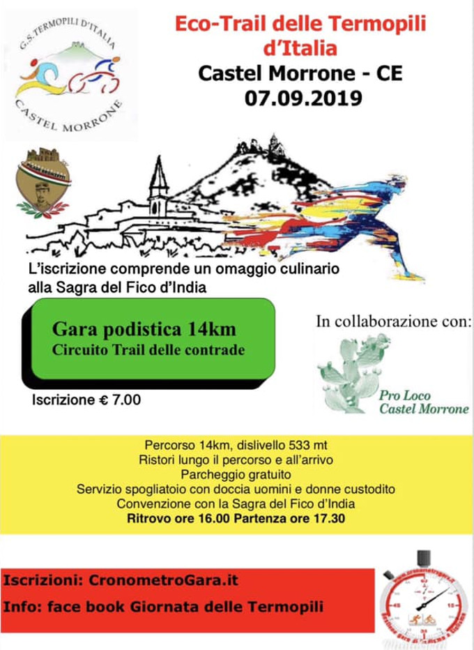 EcoTrail delle Termopili d'Italia 2019 gara di Castel Morrone