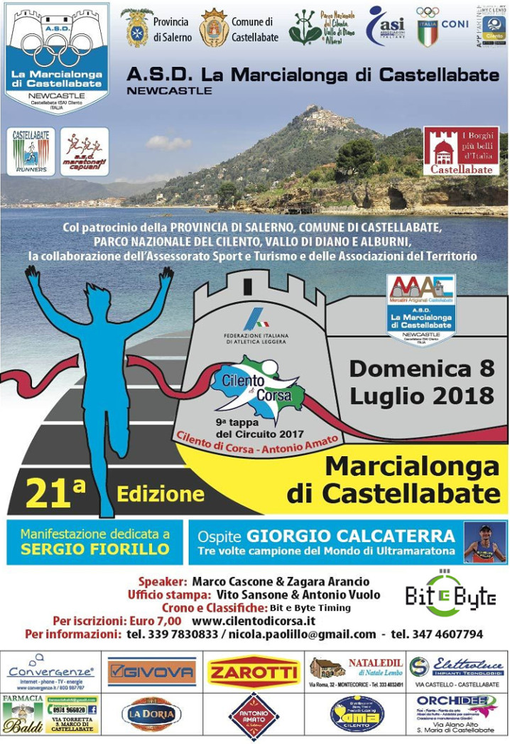 Marcialonga di Castellabate 2018