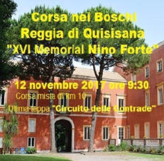 Corsa nei Boschi Reggia di Quisisana 2017 Castellammare